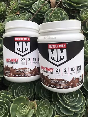 (2 Pack) Muscle Milk Whey Protein Chocolate 30oz • $46.99