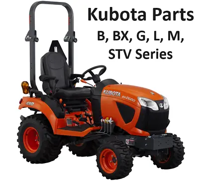 Kubota Tractor Front Loader Backhoe Lawn Mower Parts Manuals PDF • $9.95