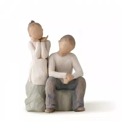 £38.21 • Buy Willow Tree Brother And Sister 26187 Boy Girl Figure Figurine Brand New & Boxed