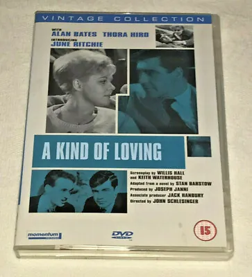 A KIND OF LOVING : Alan Bates & June Ritchie DVD Drama - In Vgc (FREE UK P&P) • £6.95