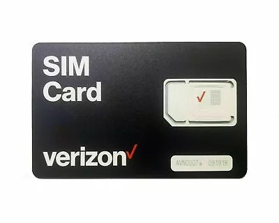 NEW UNACTIVATED Verizon 4G 5G 3-in-1 Nano/micro/standard SIM Card - Pre/Postpaid • $6.78