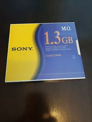 Sony 1.3 GB Magneto Optical (MO) Rewritable Disk - 1 Disk - NEW Sealed • $19.99