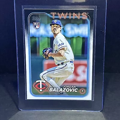 2024 Topps Series 1 #263 Jordan Balazovic Rookie RC Minnesota Twins MLB Card • $1