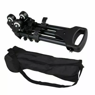 Universal Video Heavy Duty Folding 3 Wheels Slider Tripod Dolly For Camera DL50 • £39.92