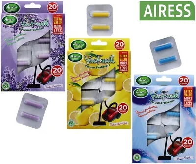 20 Vacuum Air Fresheners Henry Hoover Scented Capsules Tubes Hoover Dust Bags • £3.89