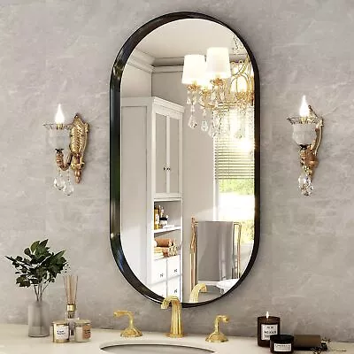 Oval Mirror Wall Mirror For Bathroom Framed Mirror Modern Mirror For Wall Vanity • $69.99