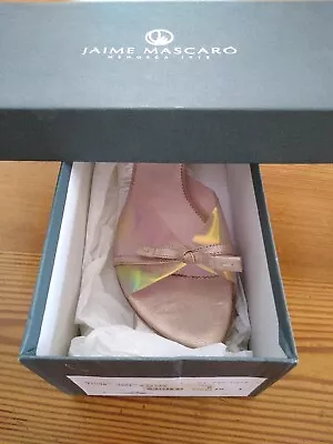 Jaime Mascaro Shoes Size 6 Boxed. Low Kitten Heel See Images • £12