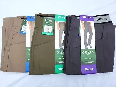 Men's Orvis Trek Pant - Various Colors & Sizes - Free Shipping - New With Tags • $28.99