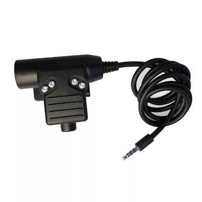 U94 PTT Headset Adapter For Z-Tactical For Phone Cellphone 3.5mm Plug • £12.94