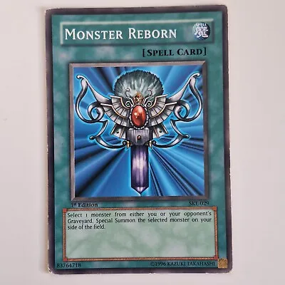 Yu Gi Oh Card - Monster Reborn - SKE-029 1st Edition • £1.25