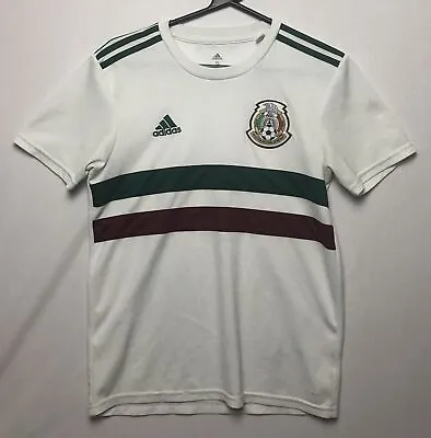 Adidas Small Shirt SOY MEXICO Jersey Climalite Mexican Seleccion Logo Graphic • £25