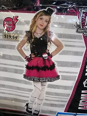 New Monster High Petticoat Dress Costume Size Med 8-10 Halloween Kids Child READ • $9.99