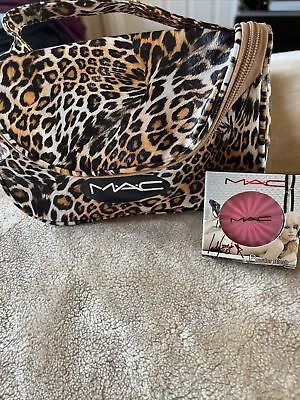 Mac Make Up Bag And Pink Powder Blush 07 - Never Used -  • £9.75