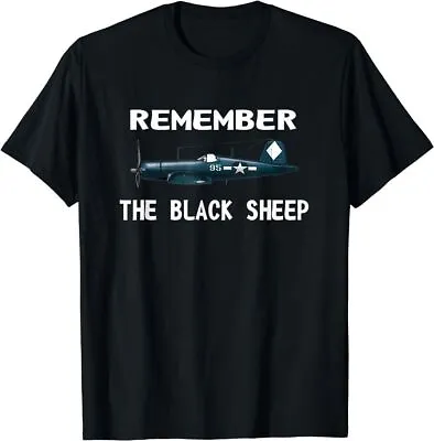 CORSAIR WWII HISTORY SHIRT Black Sheep Squadron Pilot T-Shirt • £17.08