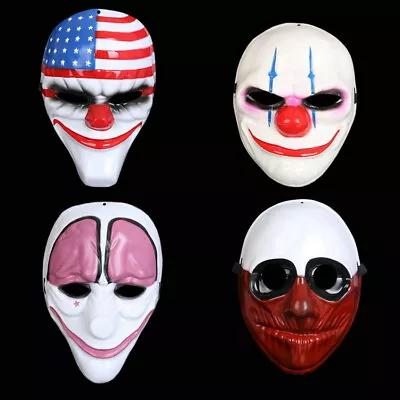 Cosplay US Flag Payday 2 Mask Carnival Party Joker Halloween Resin Horrible • $48.39