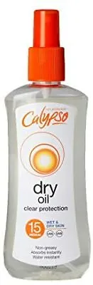 UK Wet Skin Dry Oil Spray With SPF15 200 Ml CALD15WET Established O High Qualit • £10.24