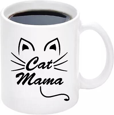 Cat Mama Mug Novelty Coffee Mugs For Mom Birthday Cat Lover Gifts For Women • $12.99