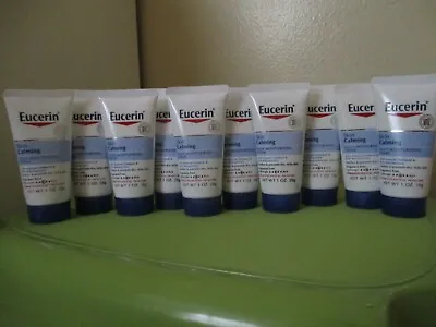 Lot Of 10 Eucerin Skin Calming Daily Moisturizing Creme Travel Size 1oz Dry Skin • $36.99