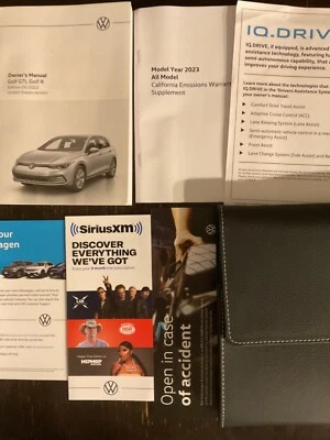 $98 • Buy 2023  VW Golf GTI, Golf R Owners Manual