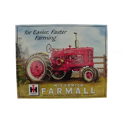 IH Farmall M Tractor 12'' X 16'' Vintage Style Advertising Sign DE-TIN825 • $23.99