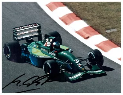 Formula 1 Michael Schumacher - Autographed Photo-Jordan Ford Team 1991 • $139