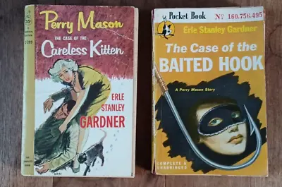 Pair Of Vintage Pocket Book Paperbacks - Perry Mason By Erle Stanley Gardner • $7.99