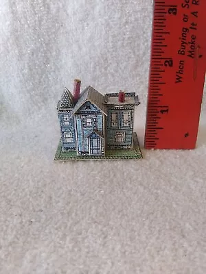 VTG Artisan Tiny Miniature Victorian Dollhouse/ Diorama Cardboard Dollhouse • $39.99