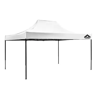 $158.95 • Buy Instahut Gazebo Pop Up Marquee 3x4.5 Outdoor Tent Folding Wedding Gazebos White