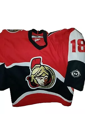 NHL Hockey Ottawa Senators Sewn Jersey Kids Youth Small Koho Marian Hossa • $22.95