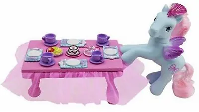 NEW NIP LAST ONE My Little Pony Crystal Princess Rainbow Castle Dining Room • $103.95