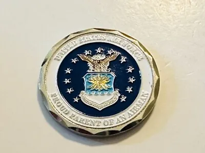 Challenge Coin - USAF - Proud Parent Of An Airman • $20