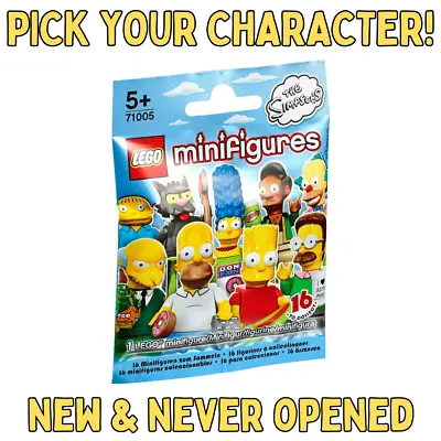 YOU CHOOSE! New Factory Sealed LEGO Simpsons Minifigures Series 1 (71005) CMF • $8.99