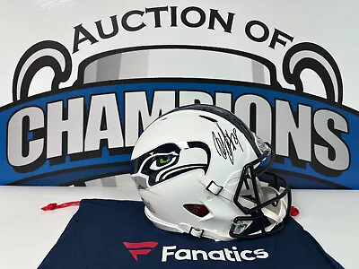 Marshawn Lynch Signed Auto Flat White Alt Revolution Authentic Helmet Fanatics • $899.99