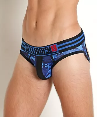 CELLBLOCK 13 'Ajax Camo Mesh' Jock Brief / Underwear Size M Blue Camouflage NWT! • $39