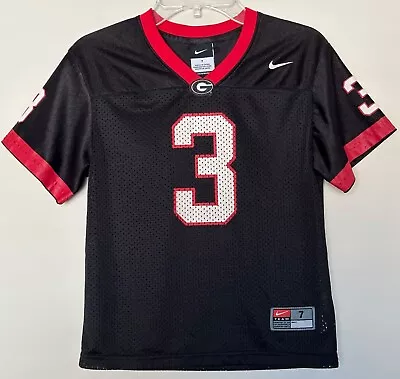 #3 Georgia Bulldogs Nike Kids Size 7 Football Jersey UGA Little Boy’s Shirt • $25.19