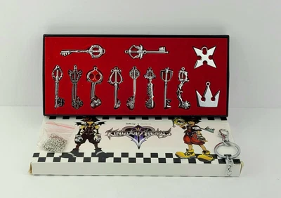 $49.99 • Buy Kingdom Hearts Set Of 12 Metal Keyblade Keychain Sword Weapons