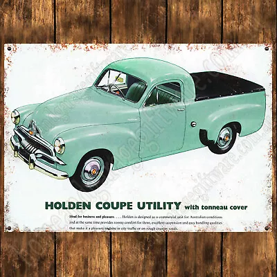 200mm X 285mm ALUMINIUM SIGN FJ HOLDEN UTE  • $29.90