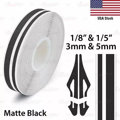 9/16  Roll Vinyl Pinstriping Pin Stripe Double Line Car Tape Decal Stickers 15mm • $9.95