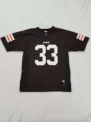 $13.90 • Buy Cleveland Browns NFL Team Apparel #33 Trent Richardson Jersey Youth Sz Large