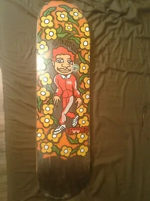 Krooked Mark Gonzales  Sweatpants  Skateboard Deck - New In Shrink - Brown Stain • $99.99