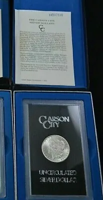 1884 CC Carson City GSA Morgan Silver Dollar With Box/COA Uncirculated • $359.92