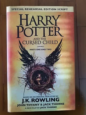 Jk Rowling Harry Potter And The Cursed Child Parts 1 & 2 Hardcover • $14.95