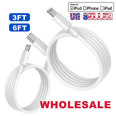 1-100X Lot USB-C To IPhone Cable Fast Charger For IPhone 14 13 12 X/Pro Max Cord • $215.09