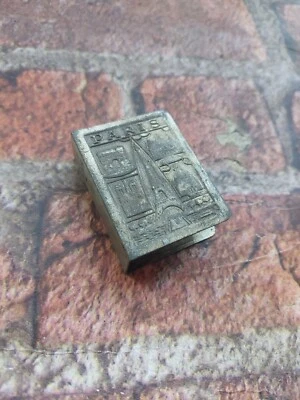 £7.50 • Buy Vintage Souvenir  Match Box Holder  Matchbox Gay Paris  Eiffel Paris Collectable