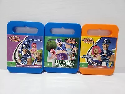 Lazy Town - 3 DVD Bundle - BBC For Kids (DVD R4) • $20.95