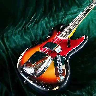 4 Strings Vintage Sunburst Jazz Electric Bass Guitar Chrome Hardware Nitro Relic • $179