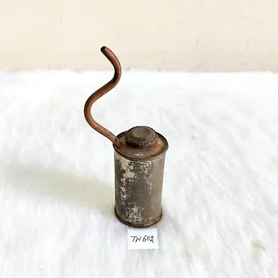 1930s Vintage Old Sewing Machine Oil Tin Can Copper Spout Decorative TN602 • $72.62