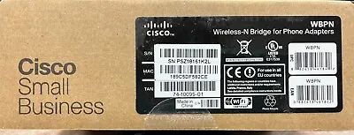 Cisco Small Business Wireless-N Bridge For Phone Adapters WBPN- New Unopened Box • $50