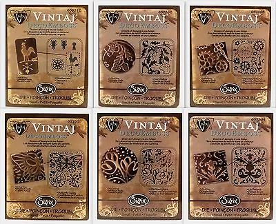 Emboss DecoEtch Die Stamping Plate For Vintaj Sizzix BIGkick Big Shot &Vagabond • $5.49