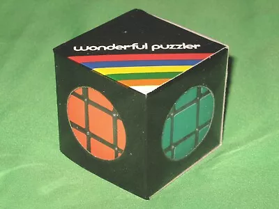 One 3x3 Puzzle Cube Vintage 1980s WONDERFUL PUZZLER Brand Not Rubiks Cube Rubix • $9.99